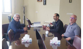 دیدار رئیس پژوهشکده اسانس دانشگاه کاشان با رئیس اداره جهاد کشاورزی کاشان