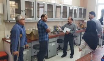حضور مدیر جدید دفتر فنی و طرح‌های عمرانی دانشگاه در مجموعه پژوهشکده اسانس